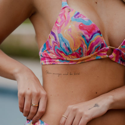 Halter Neck Bikini Top